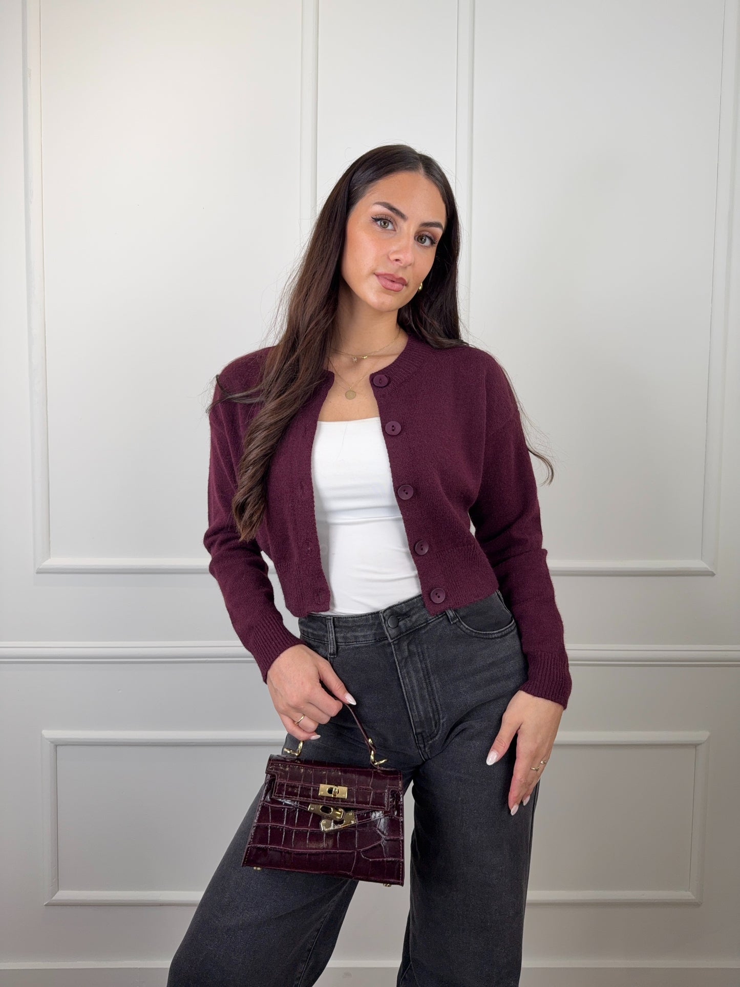 Harper vest bordeaux