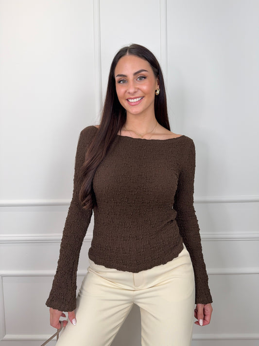 Steffie Longsleeve Bruin