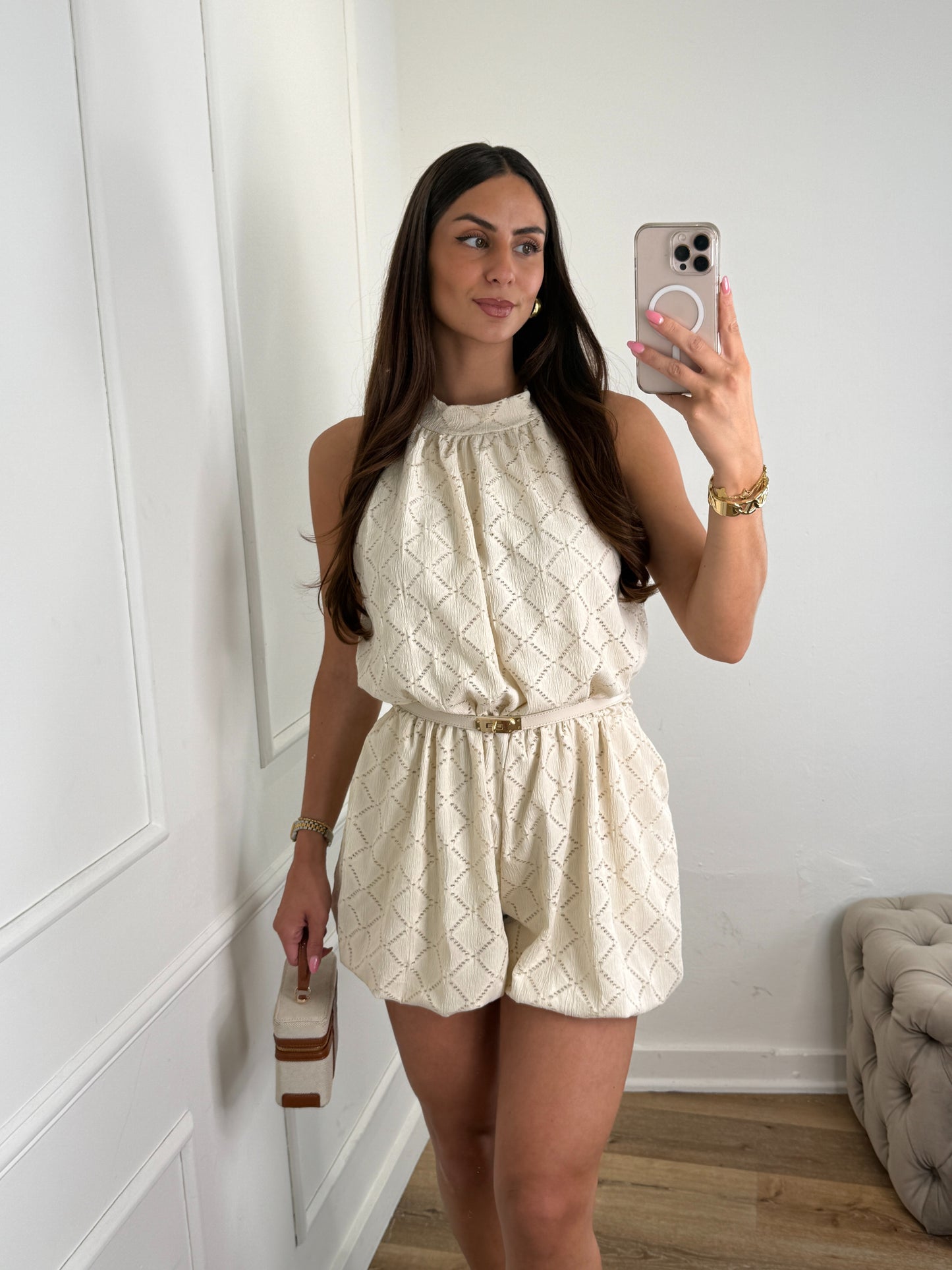 Merel Playsuit Crème