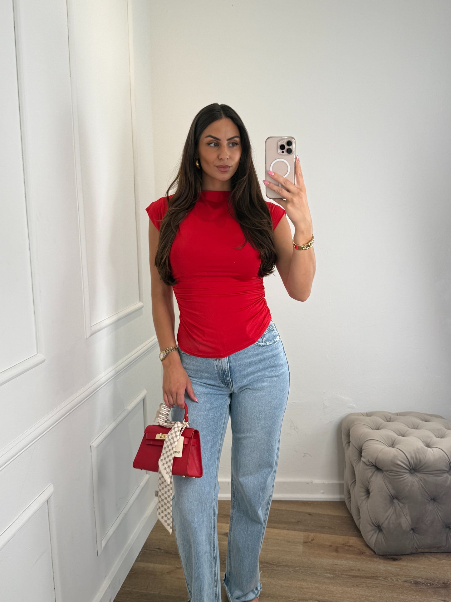 Noor Top Rood