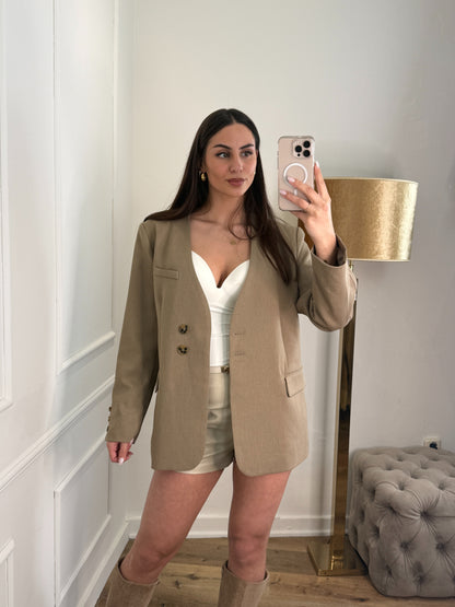 Madelief Short Taupe