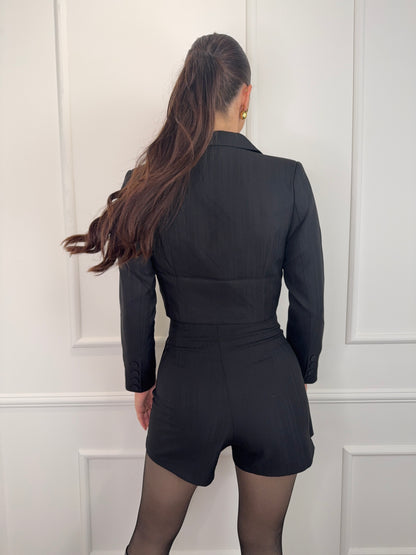 Mimi Korte Blazer Zwart