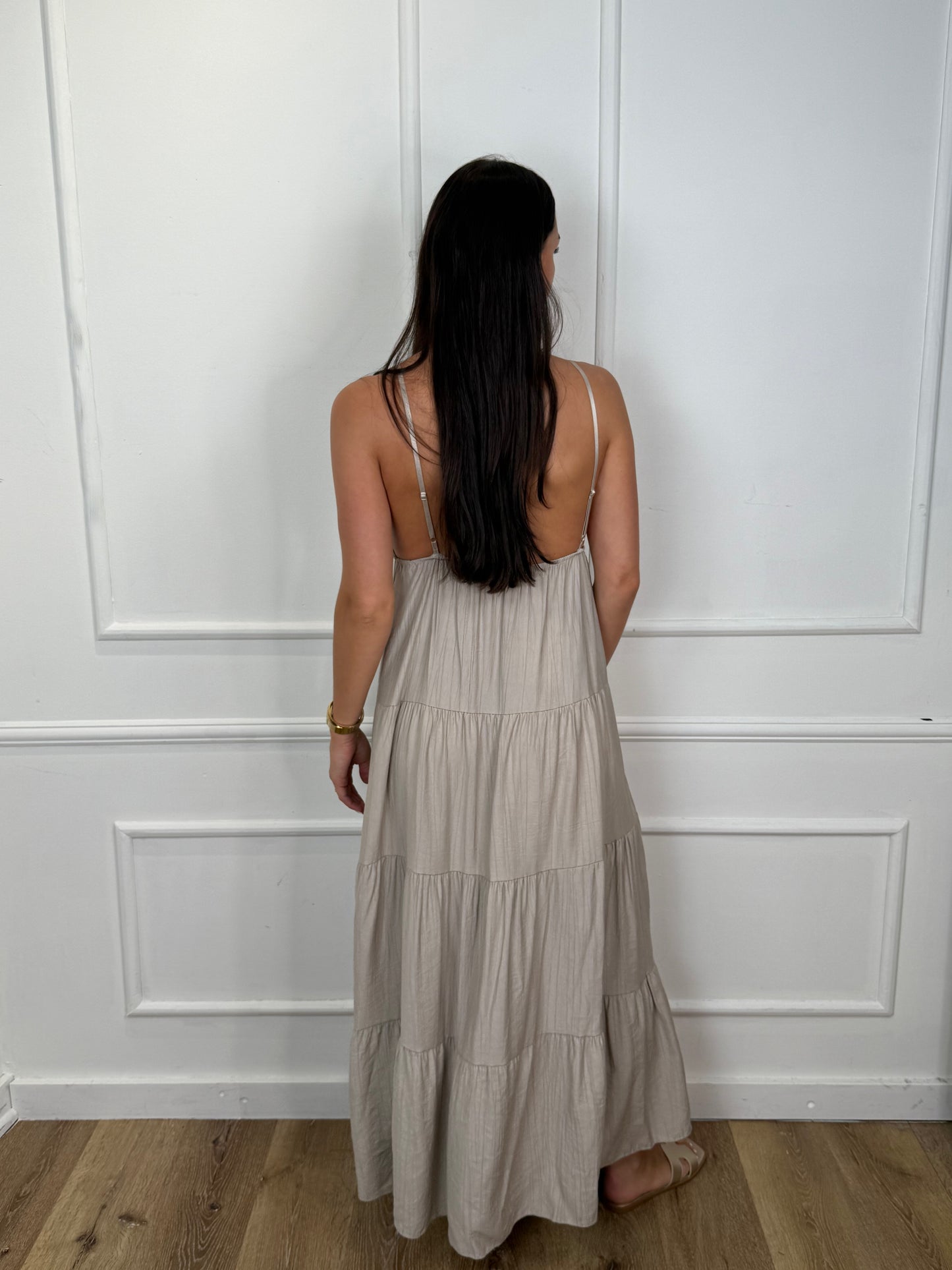 Fenna Jurk Beige