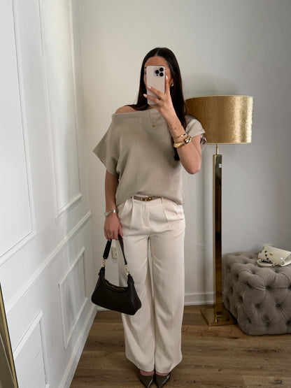Beau pantalon beige