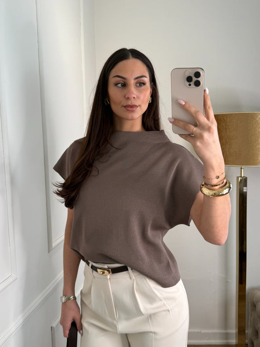 Isabella top taupe