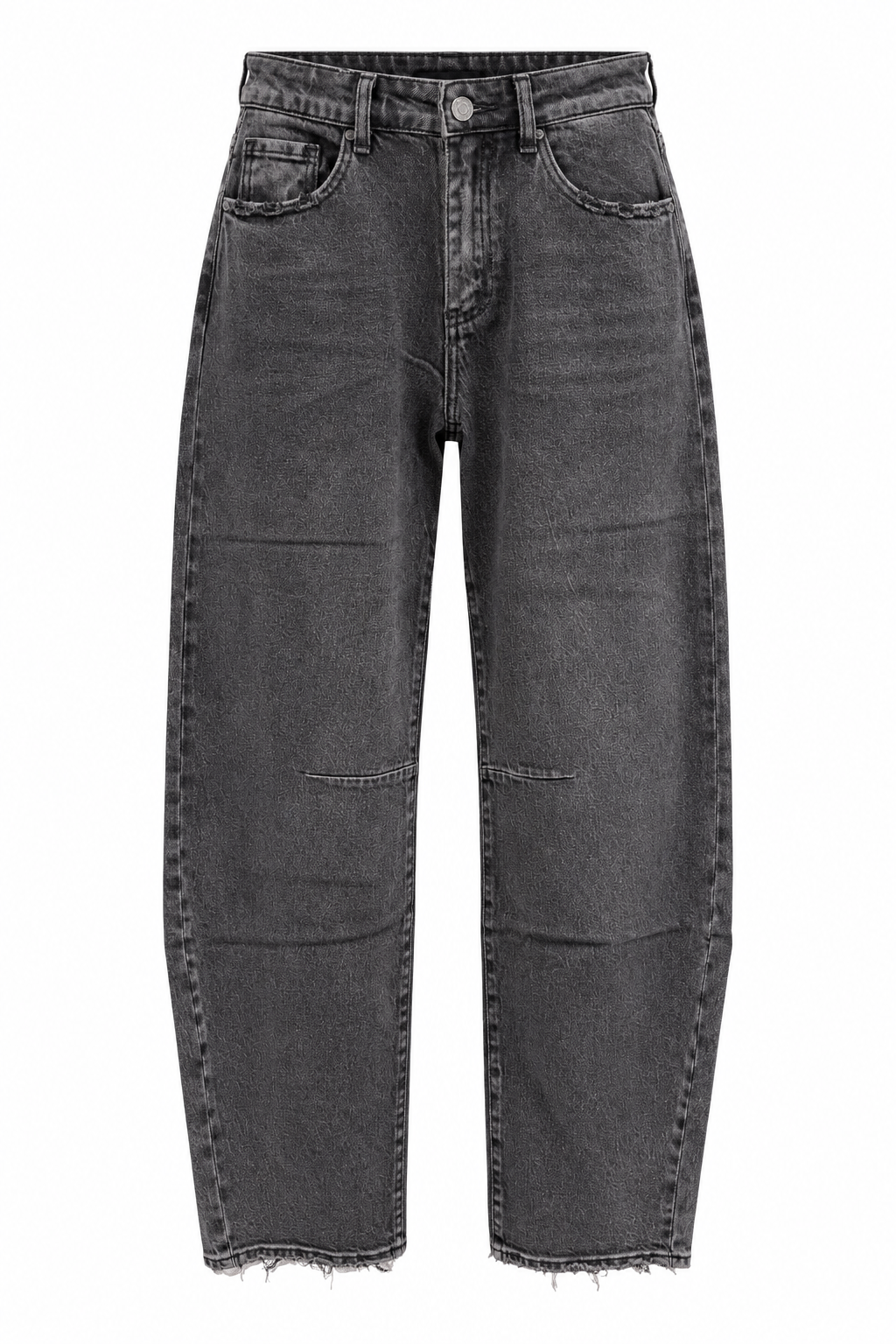 Lou Barrel Jeans Grey