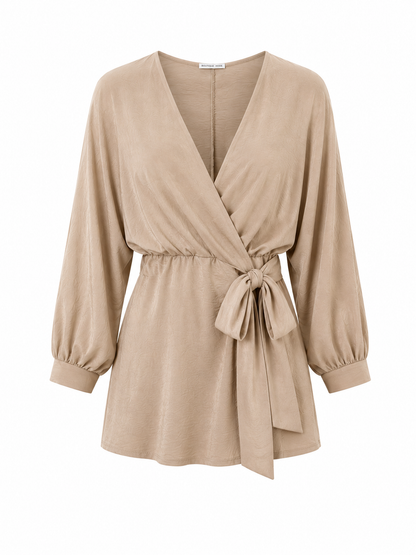 Stephanie Playsuit - Beige