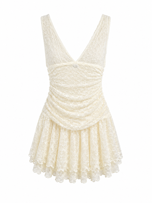 Maxime Dress - Creme