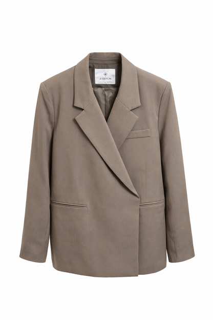 Senna oversized blazer - taupe