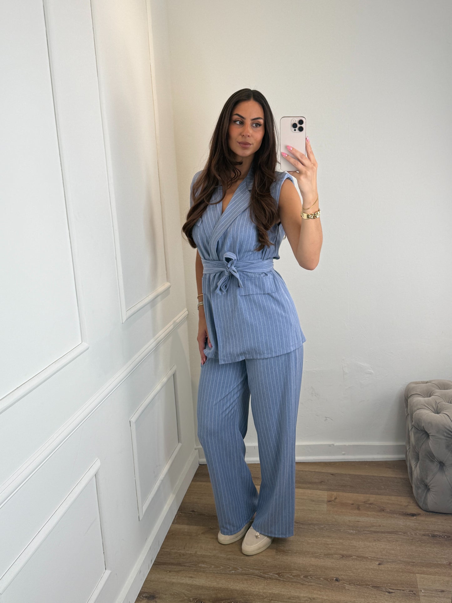 Stripe Set Blauw