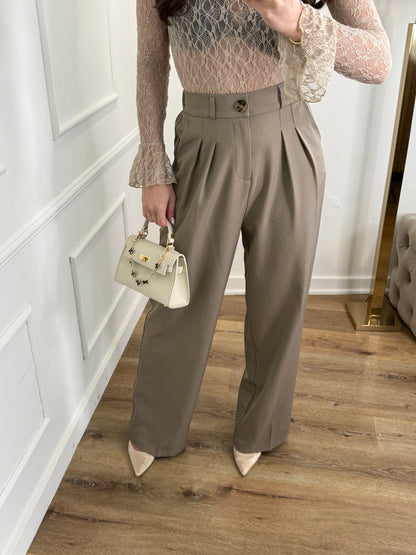 Senna pantalon - taupe