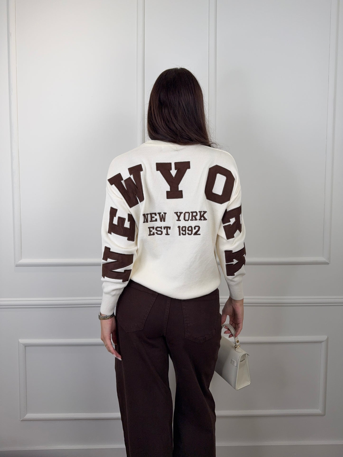 NYC trui beige