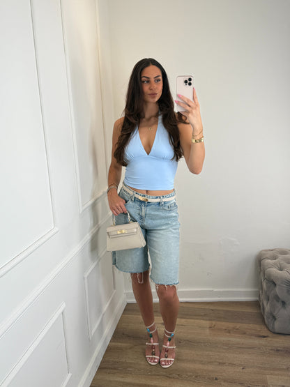 Lucy Top Blauw