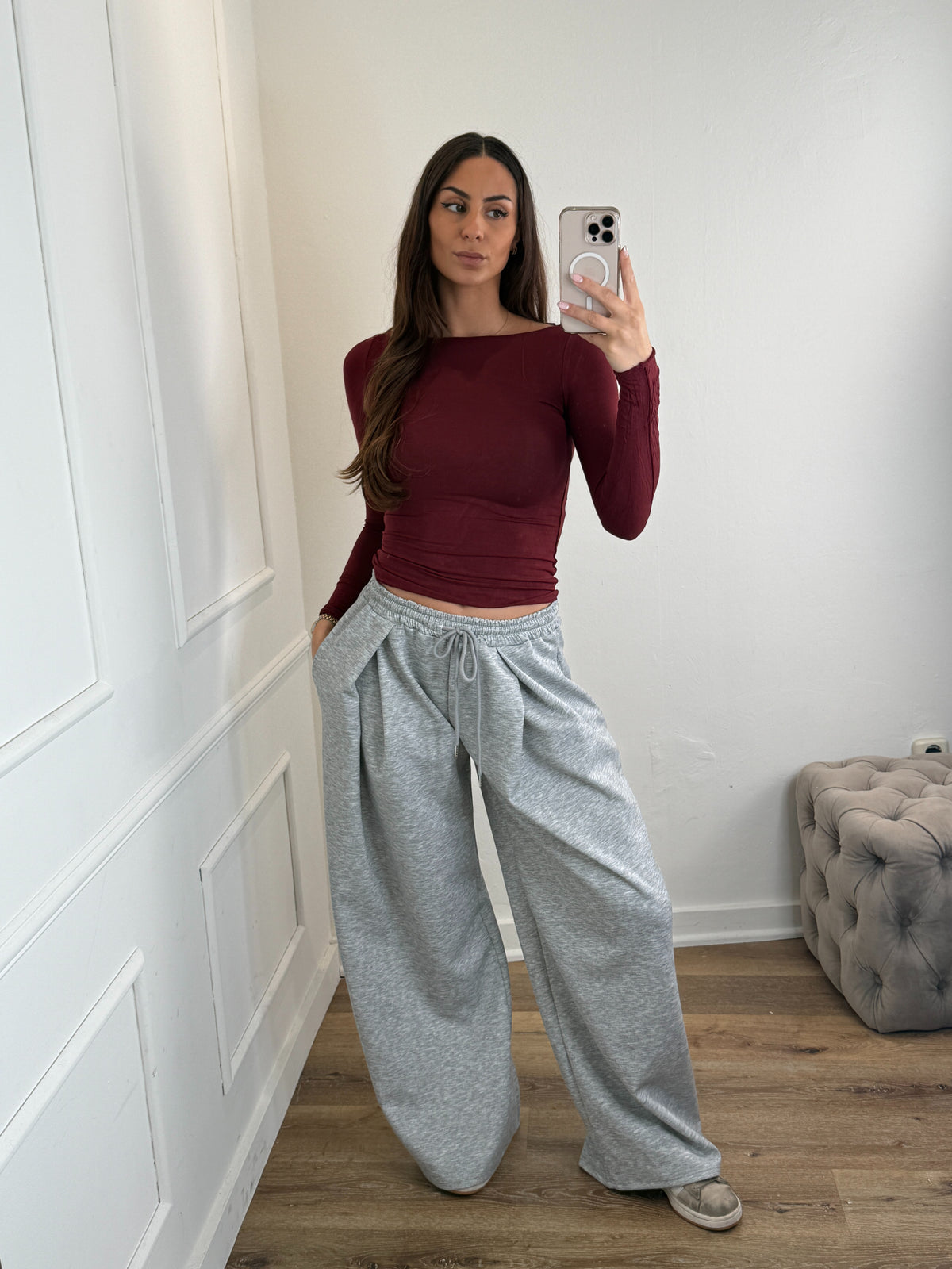Fiene Top Bordeaux