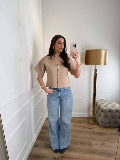 Dounia top - taupe