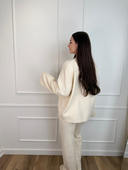 Luna knit trui beige