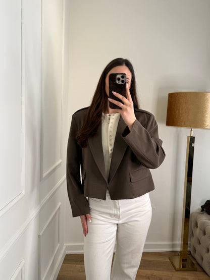 Don blazer jacket - bruin