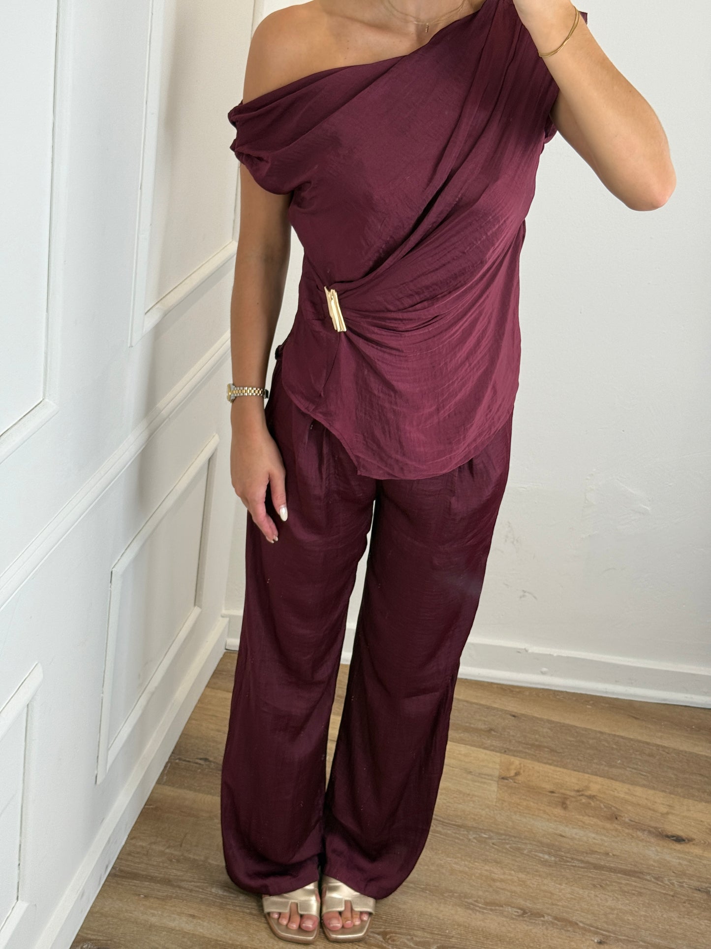 Robin Drapé Set - Burgundy