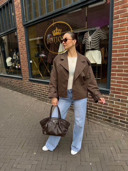 Liv Trenchcoat Donkerbruin