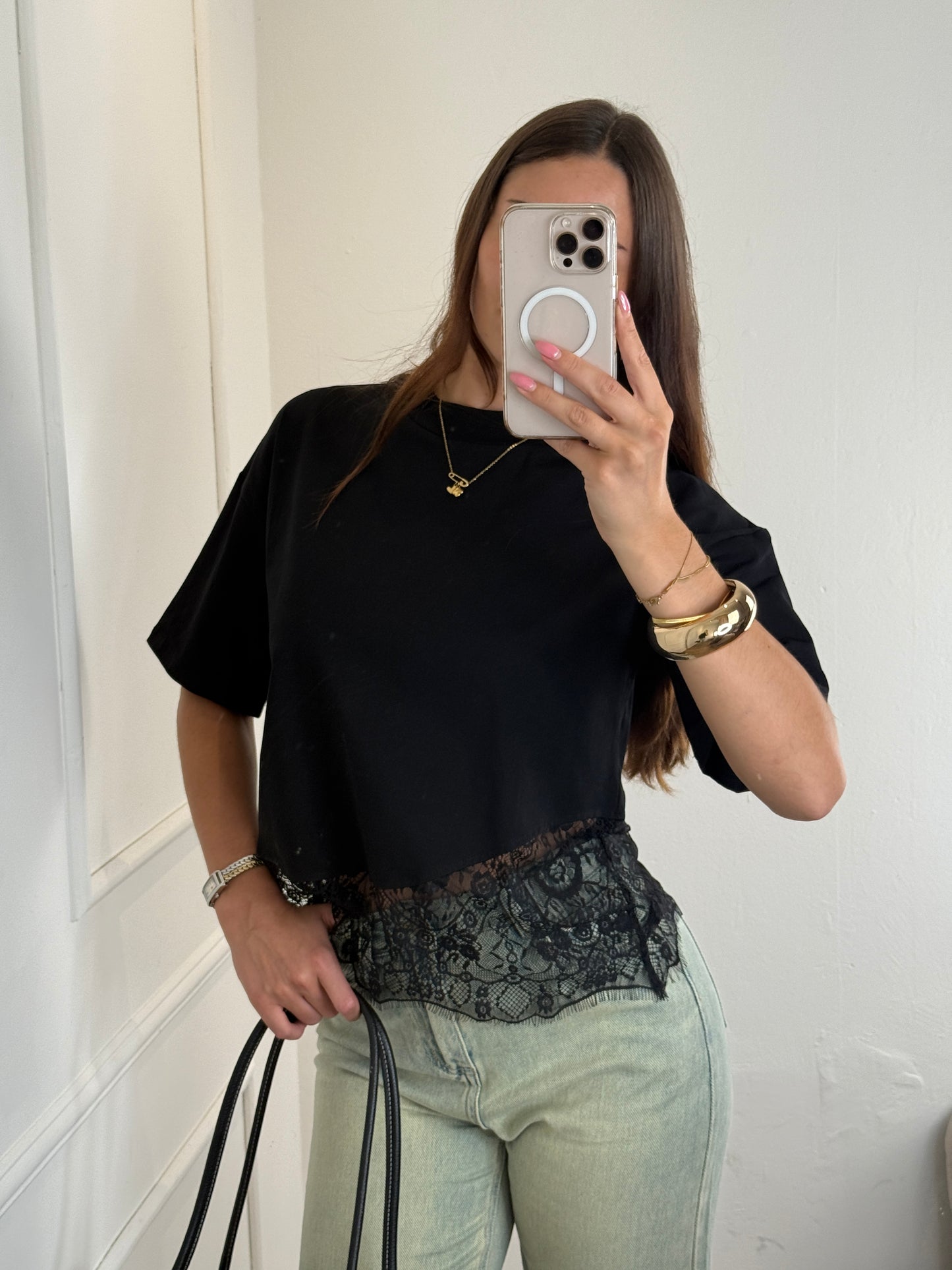 Quinn top zwart