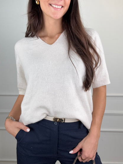 Lieve Top Off-white