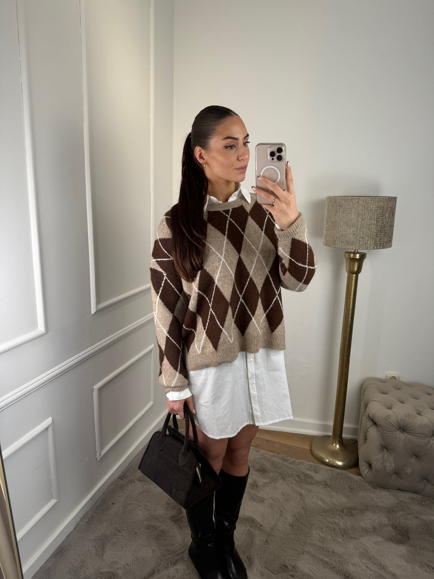 Spencer knit beige