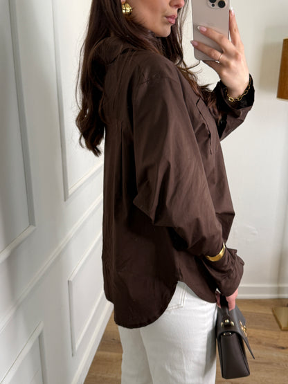 Gaby blouse - bruin