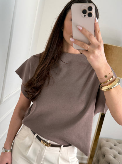 Isabella top taupe