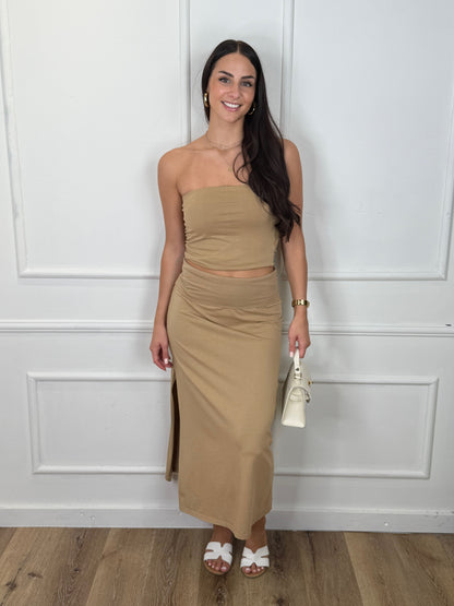 Nicole Set Camel