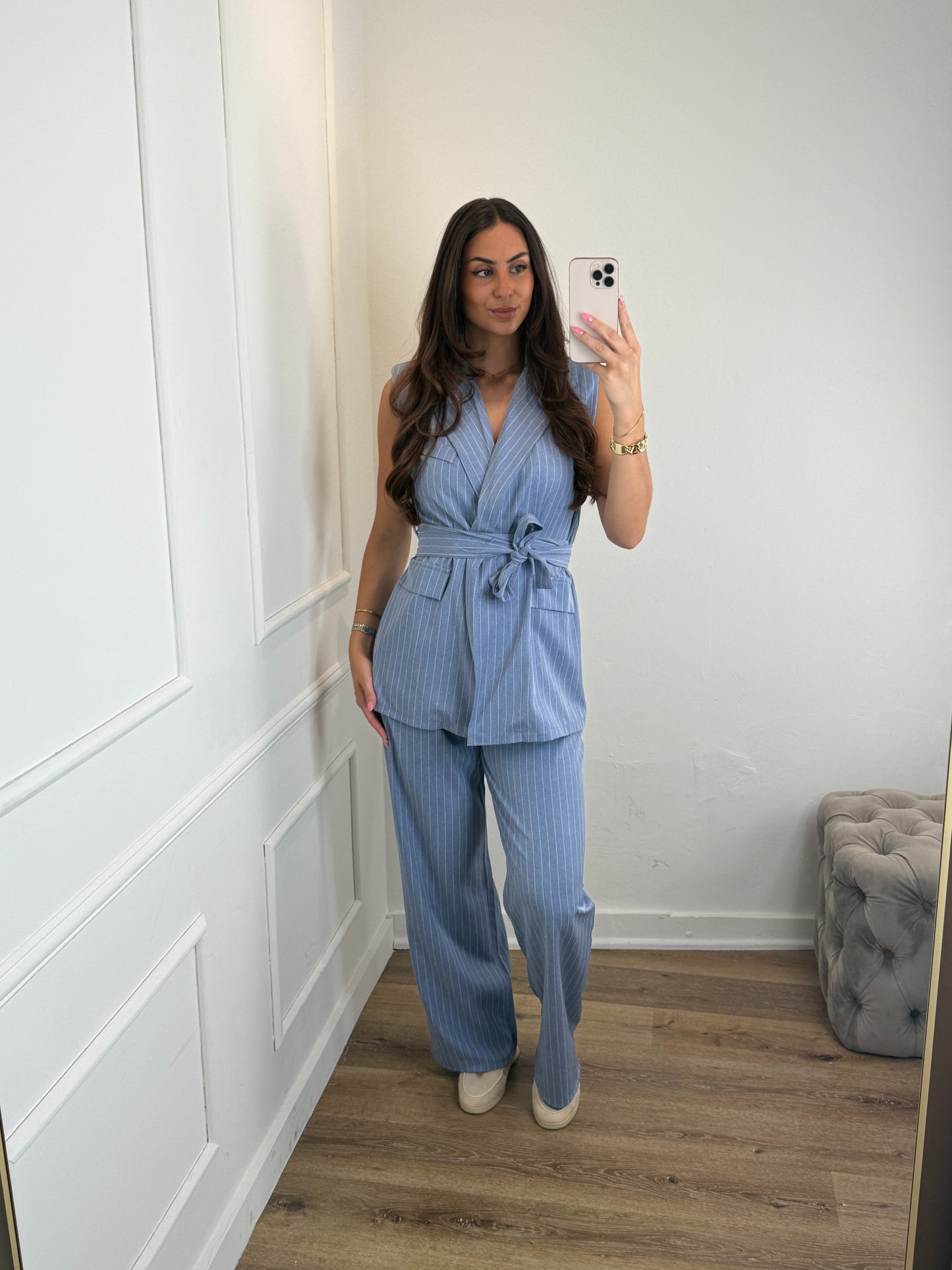 Stripe Set Blauw