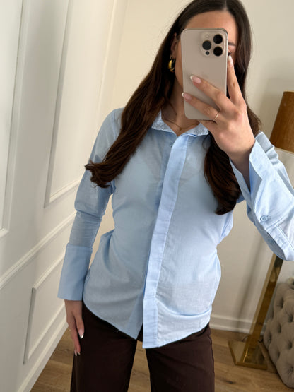 Waist Blouse - blauw