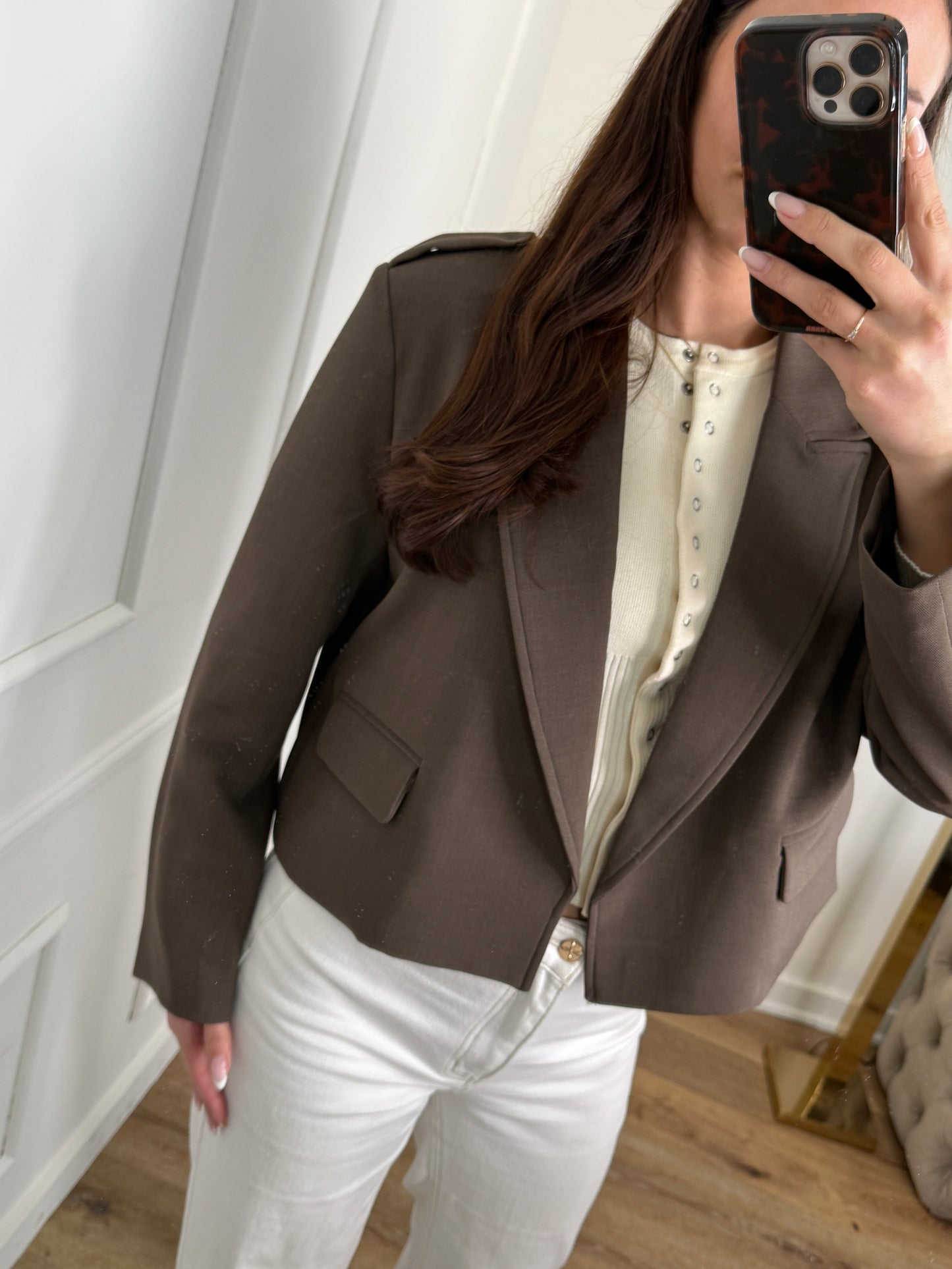 Don blazer jacket - bruin