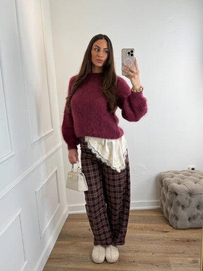Hedy Trui Bordeaux