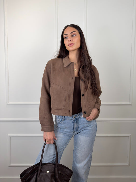 Simone jacket suede