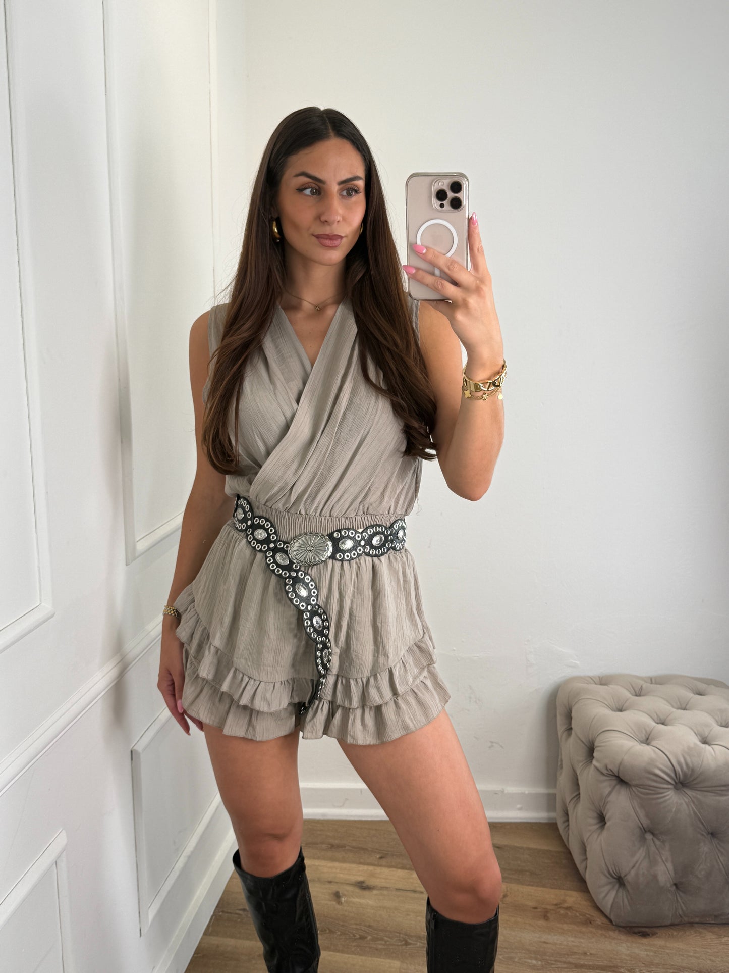 Senna Jumpsuit Taupe
