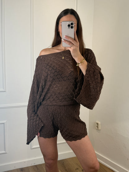 Ibiza Knit Set - bruin