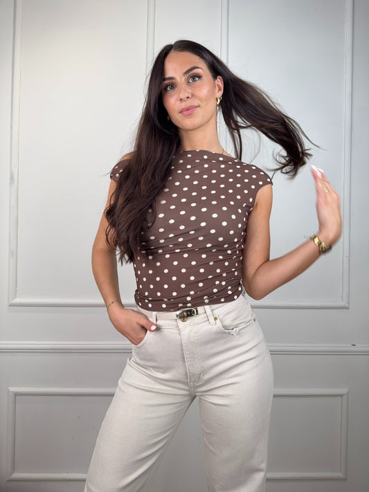 Hailey Top - Dots