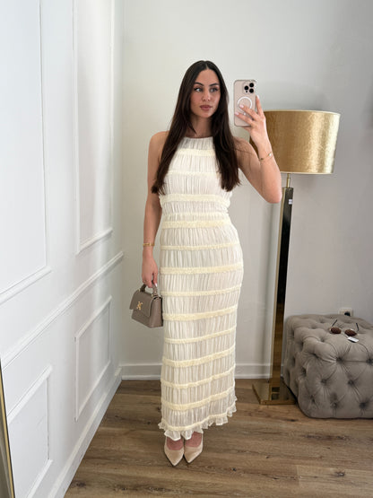 Elodie Summer Jurk Creme