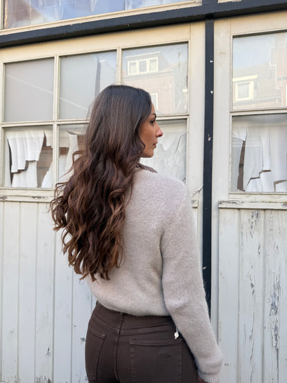 Suze Mohair Vest Beige