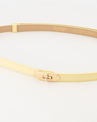 Verstelbare riem - botergeel