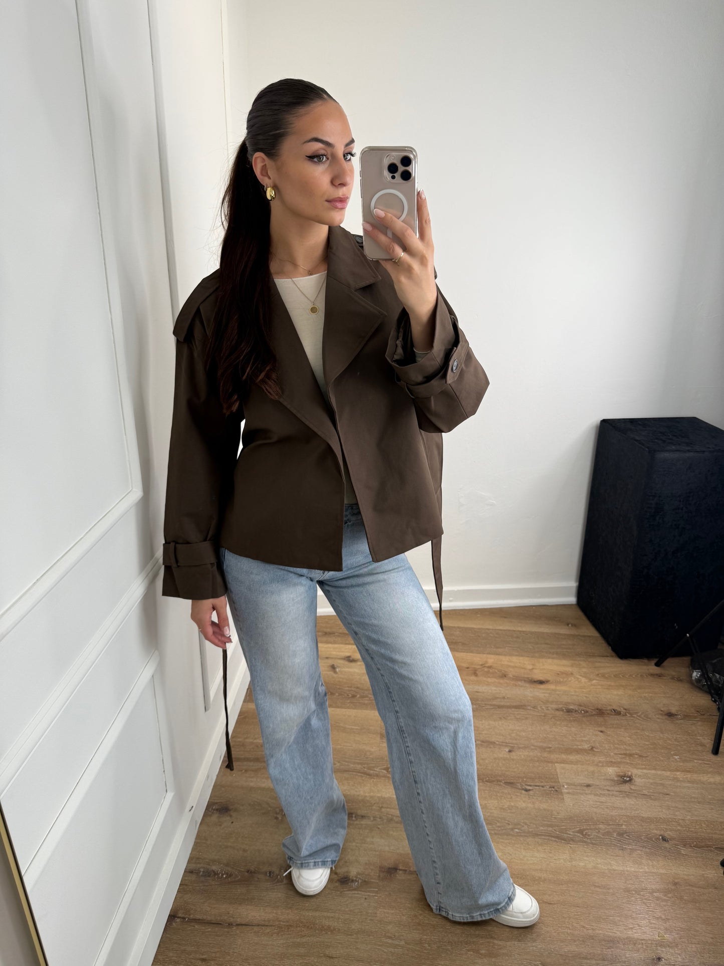 Liv Trenchcoat Donkerbruin