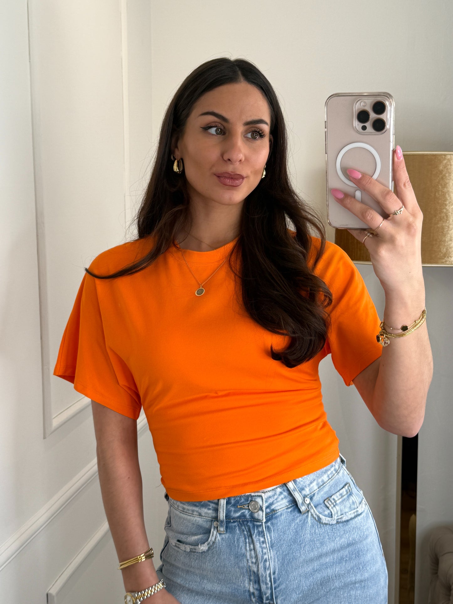 Janey Top oranje