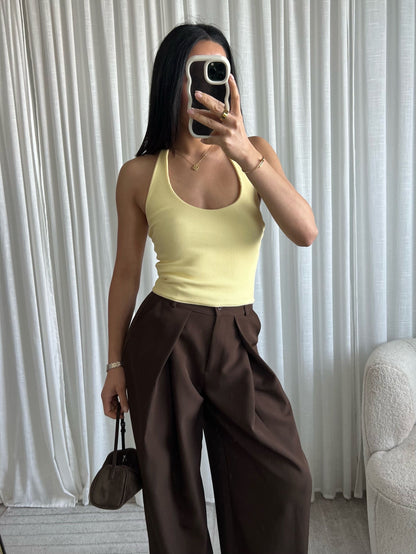 Ariana top geel