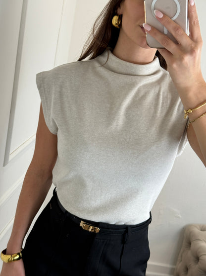 Cora top beige