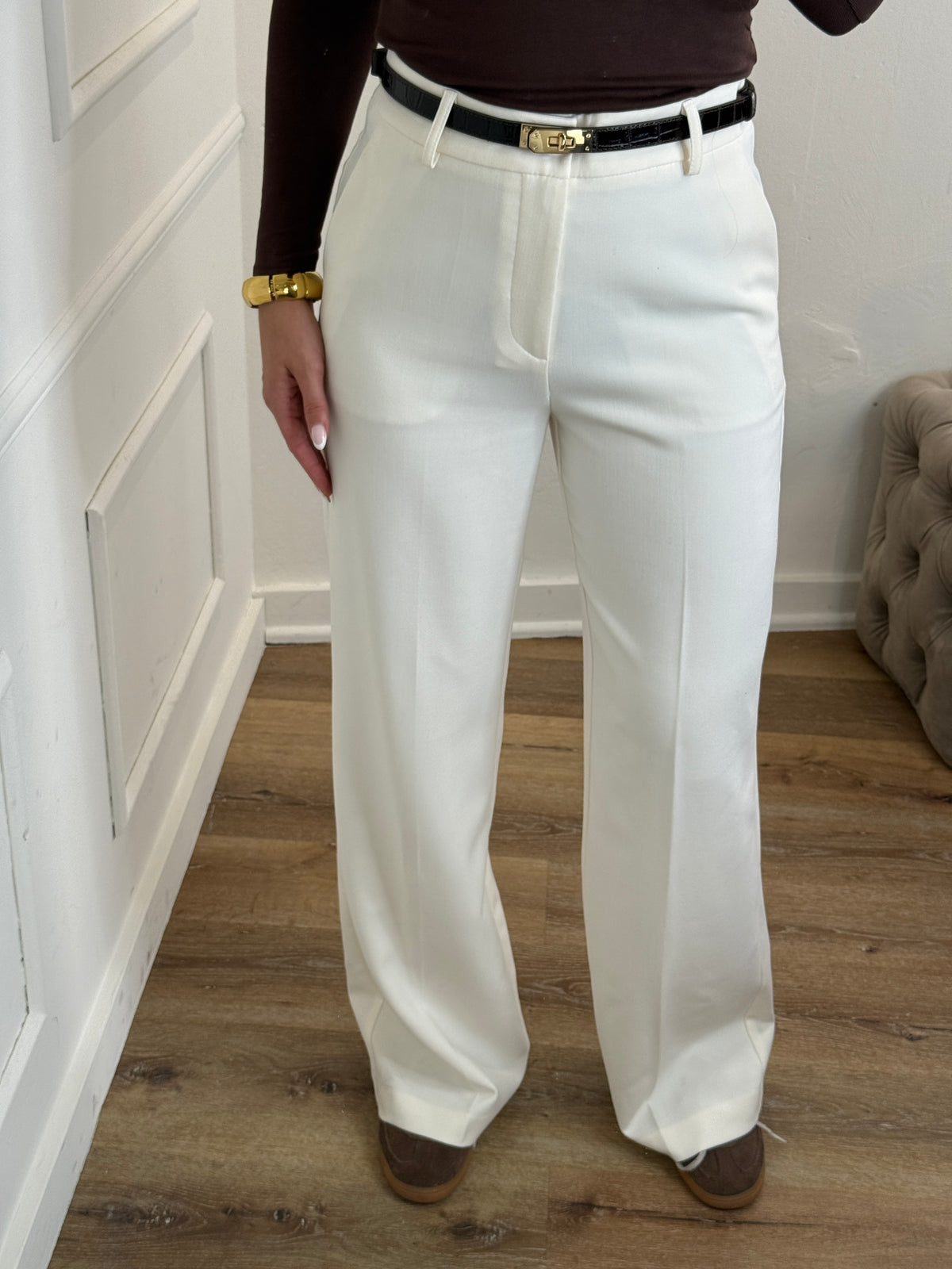 Zoe Pantalon Extra lang wit