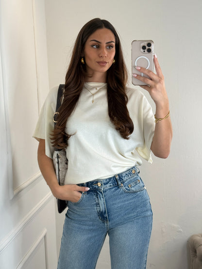 Millie top creme
