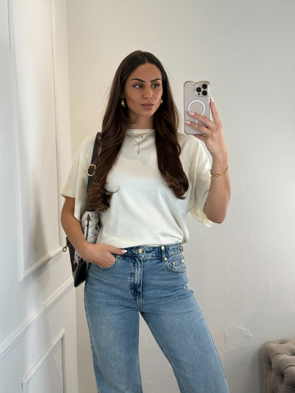 Millie top creme