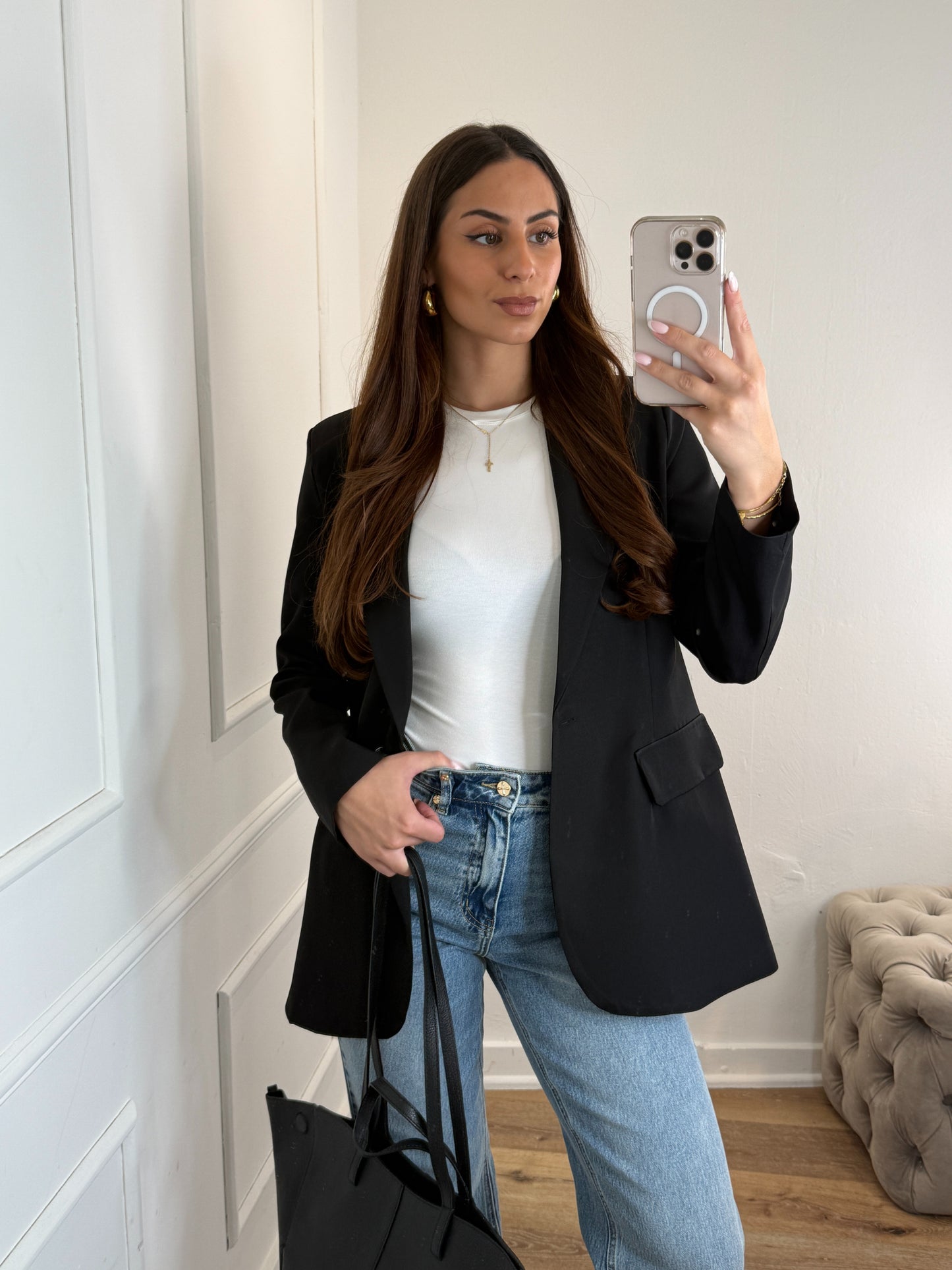 Stella blazer zwart