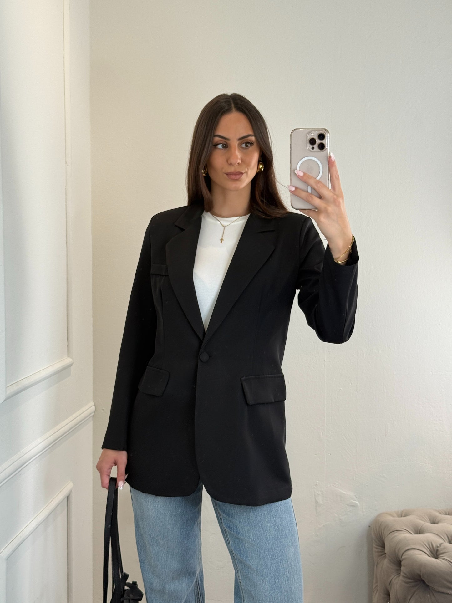 Stella blazer zwart