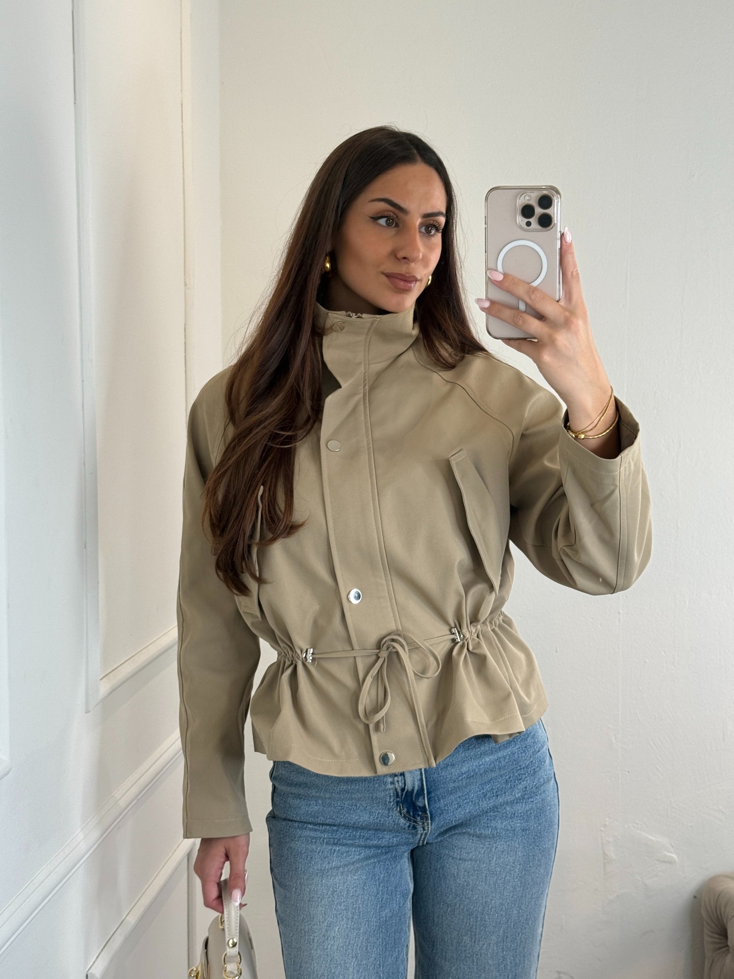 Willow jas beige